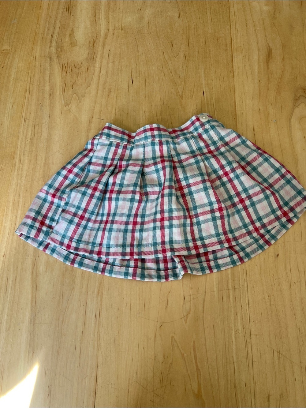 Garanimals Pink and Teal Plaid Infant Skirt - Picture 1 of 5